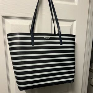 Blue Striped Kate Spade Tote